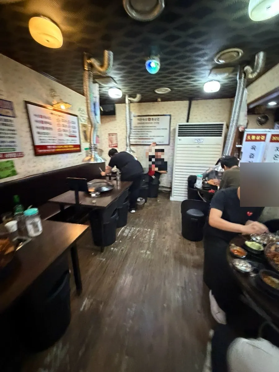 동두천솥뚜껑삼겹살 부평점 메뉴판