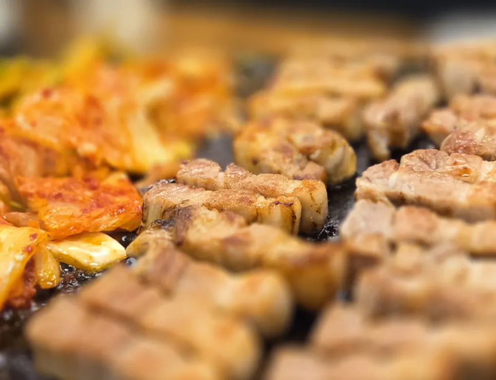 Eolkeuni Gamjatang Samgyeopsal Bupyeong Station Branch signature image of 3 servings of pork belly