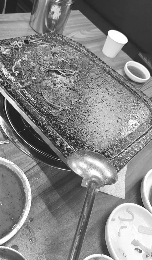 A final shot wrapping up the meal