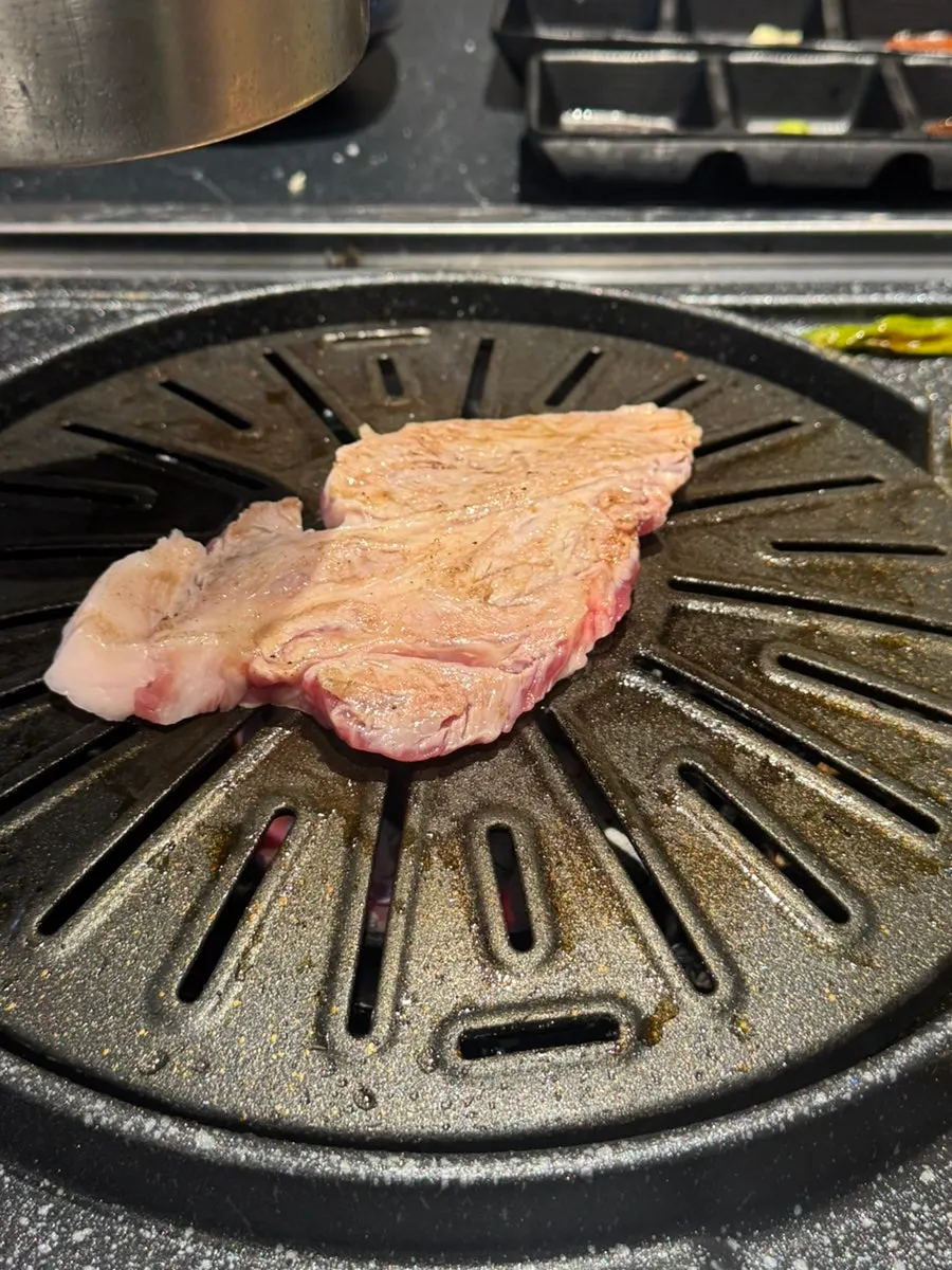 Self-service bar accompaniments and meat