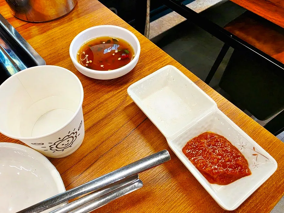 Gamjatang broth coming to a boil