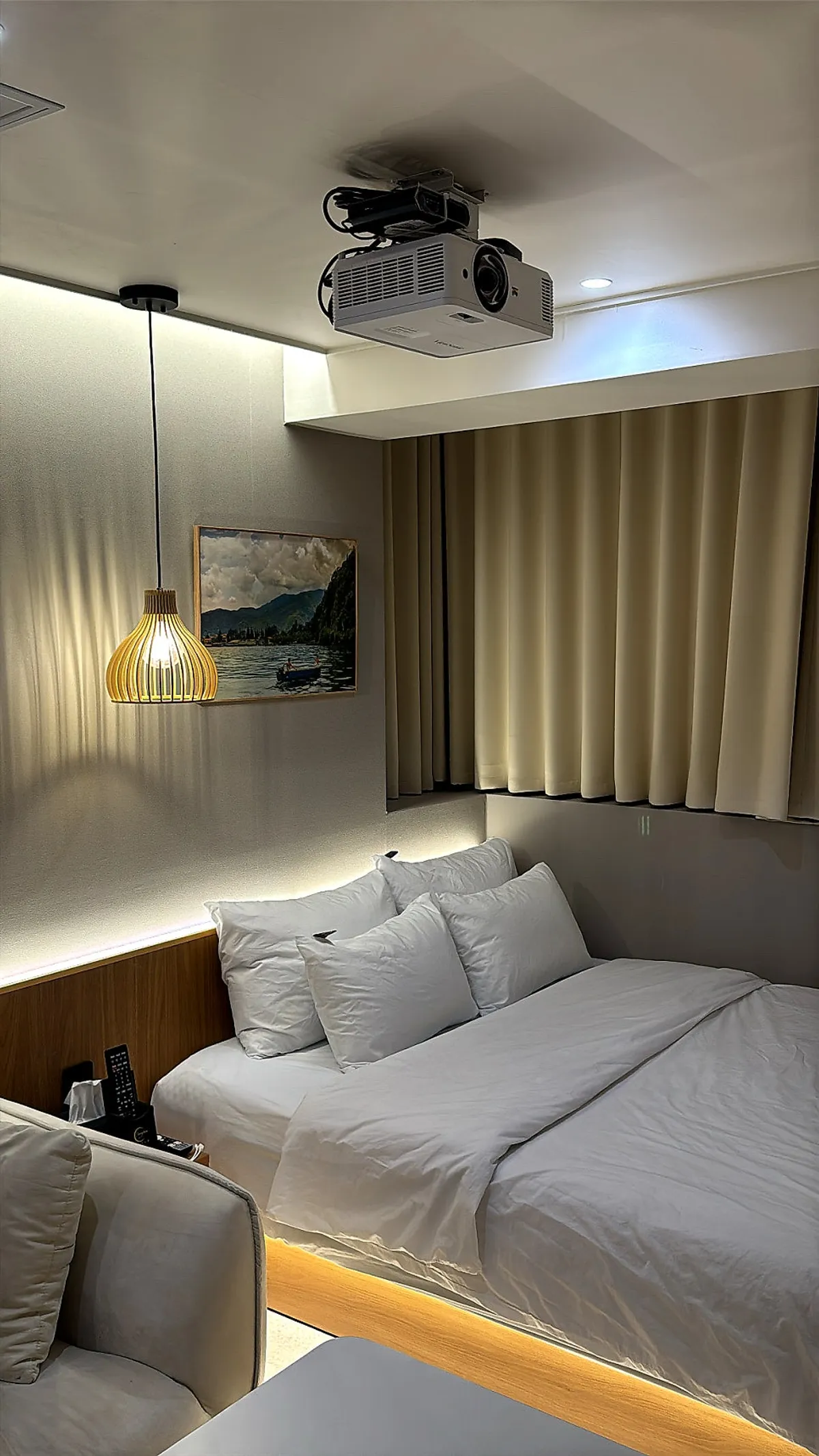 Entrance to Nintendo & Movie Room 301 at Hotel Sang-sang Bupyeong