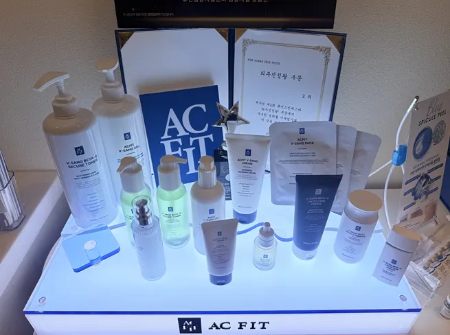 Skin care equipment owned by V Medispa
