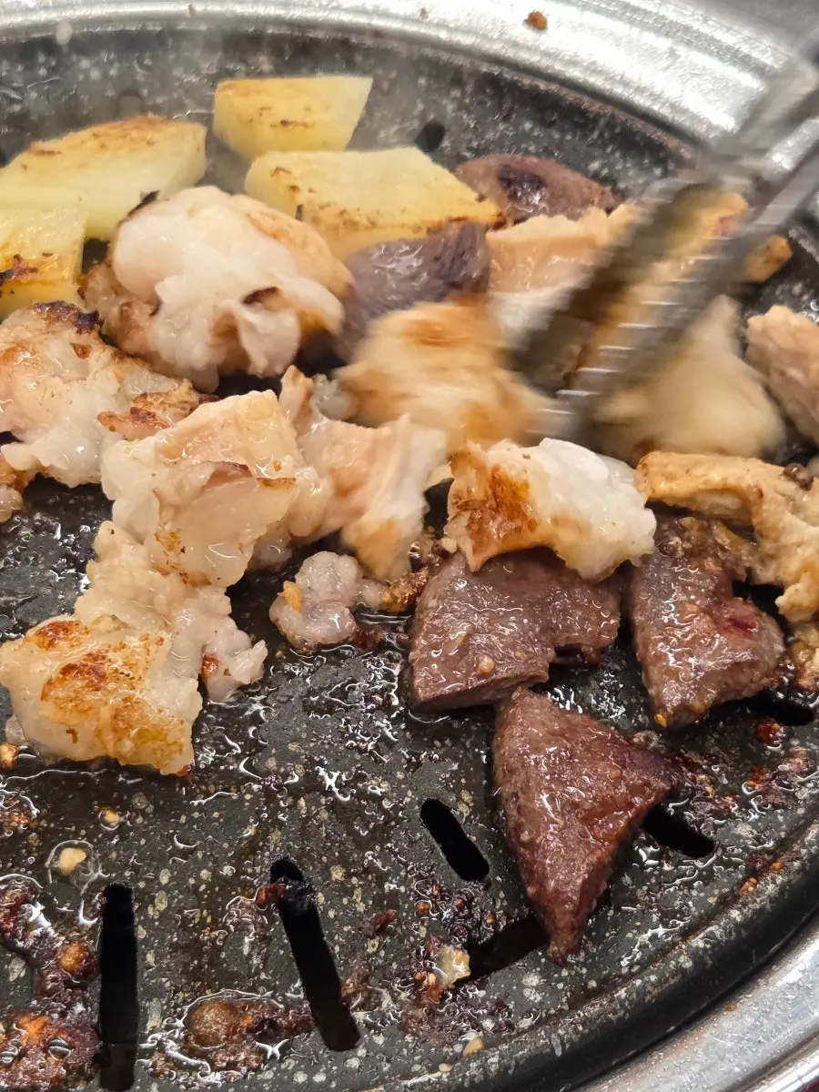 Second batch of salt-grilled yang gopchang
