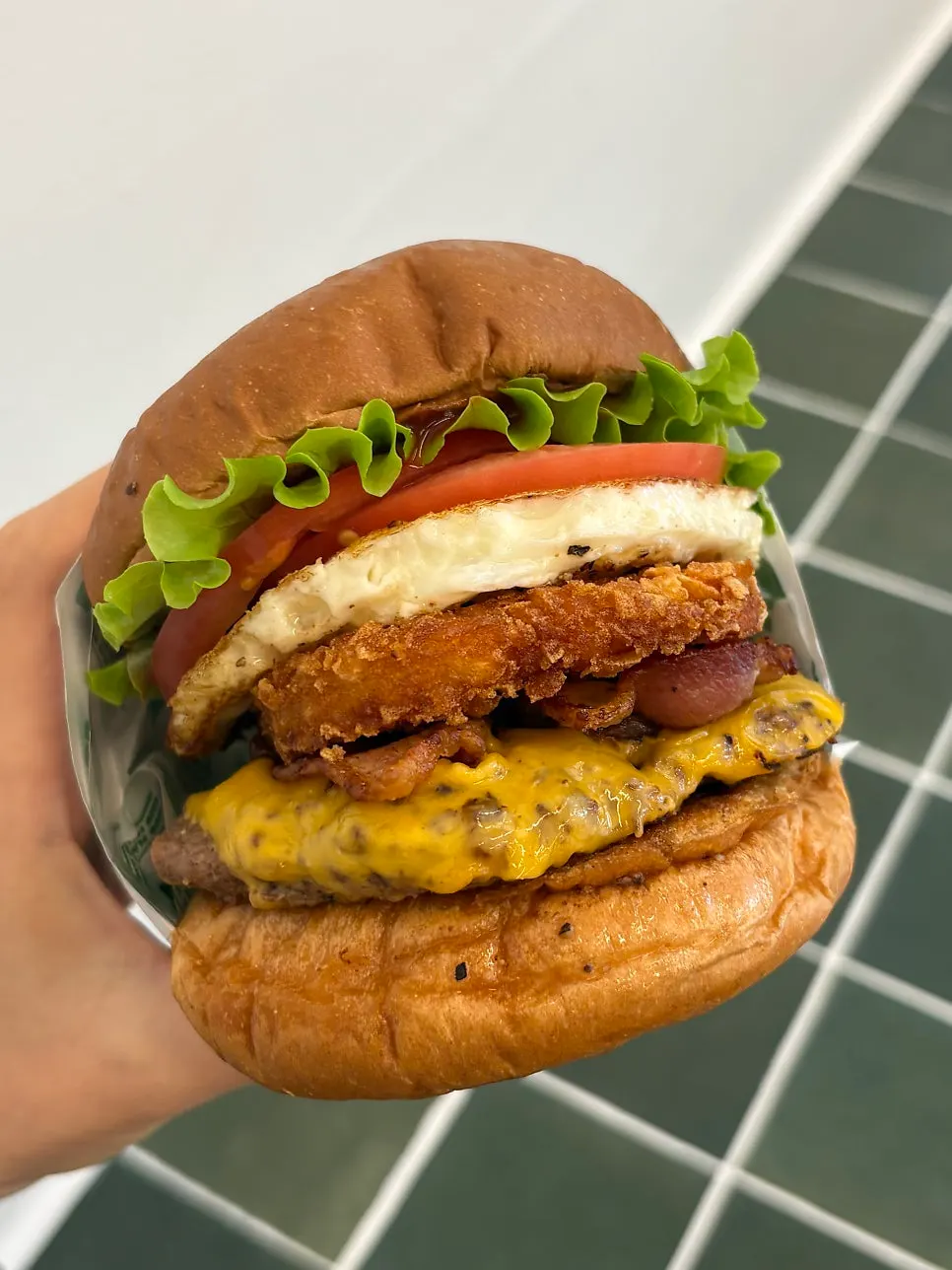 Thick Hangover burger