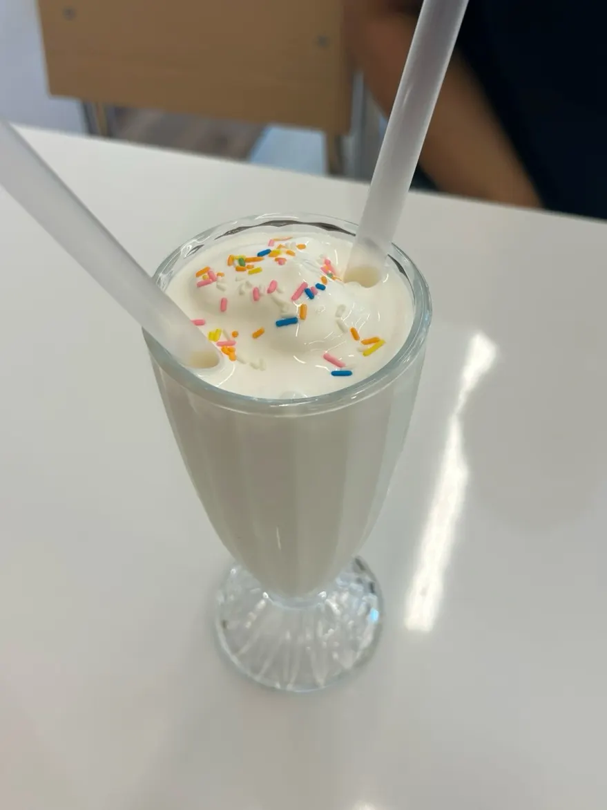 Milkshake for dipping the fries