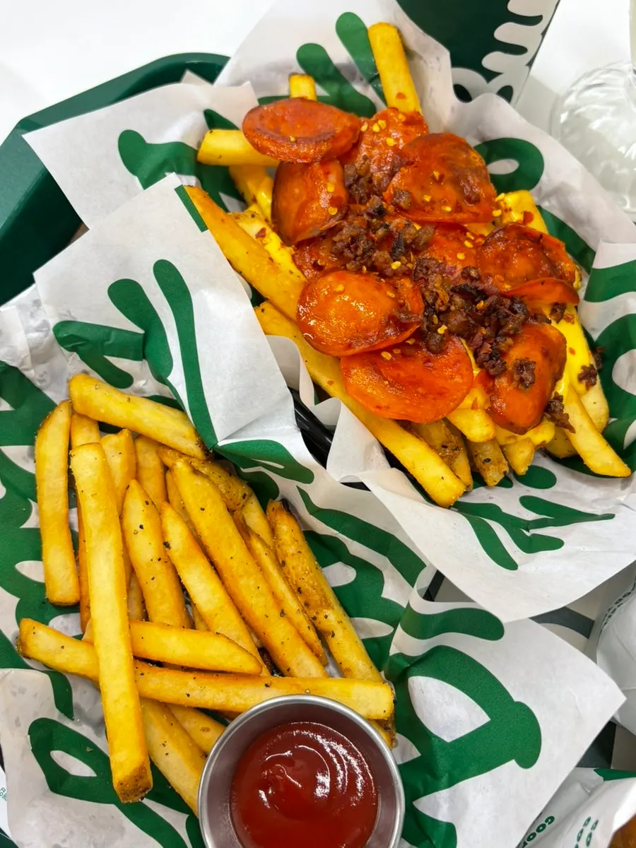 Fries included with the set