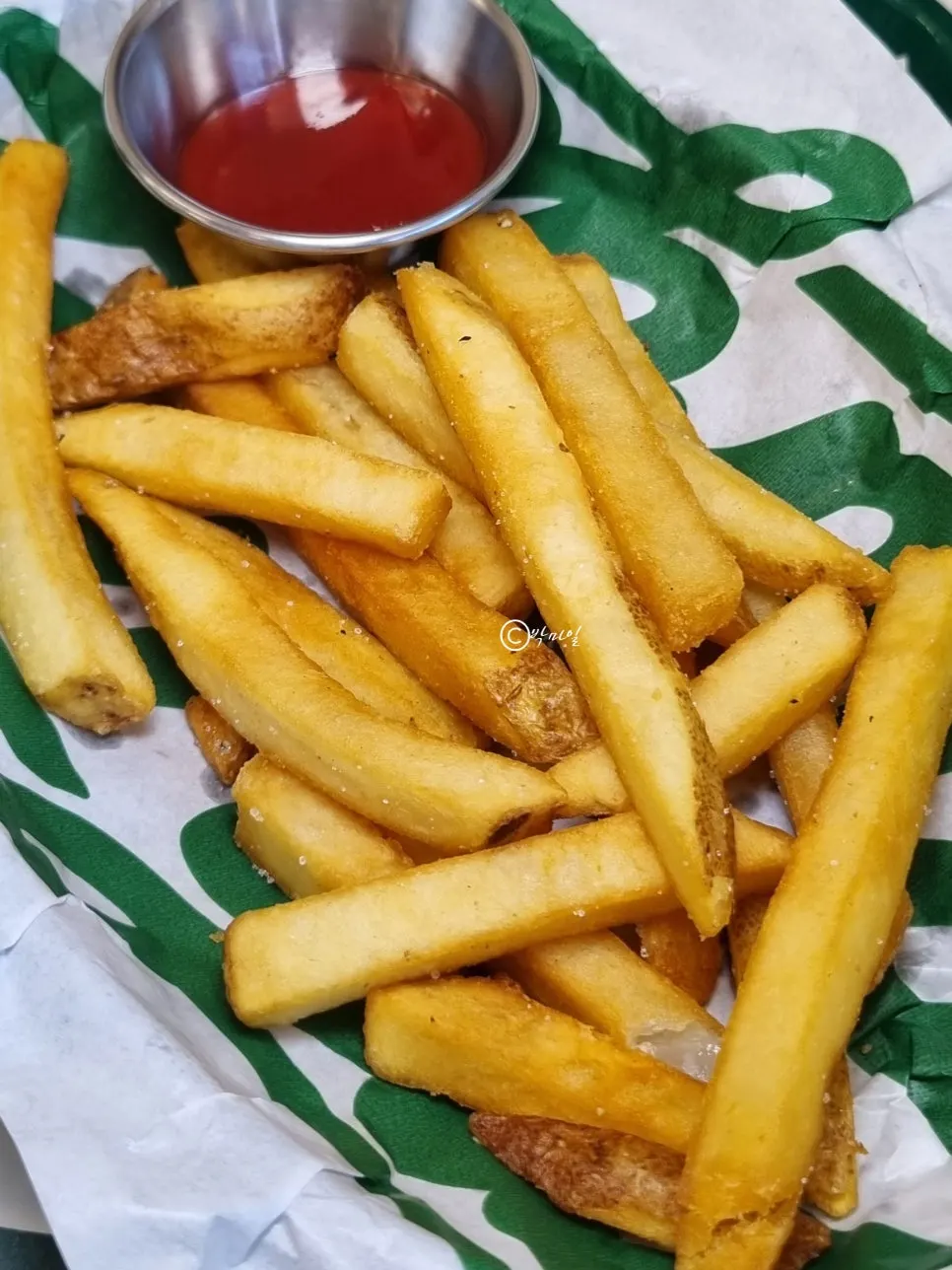 Close-up of crispy fries
