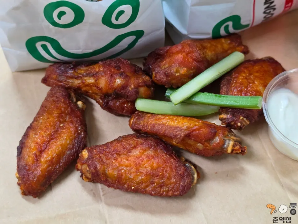 Buffalo wings ordered as a side