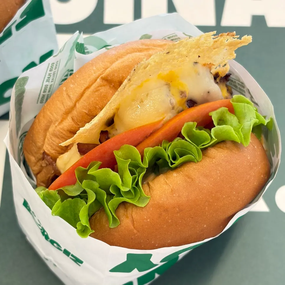 Cheese Bang burger with rich cheese flavor