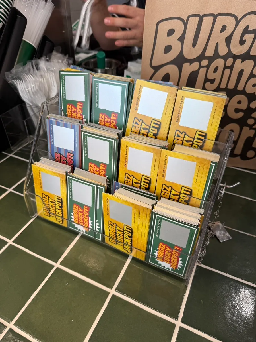 Counter event notice and drink fridge
