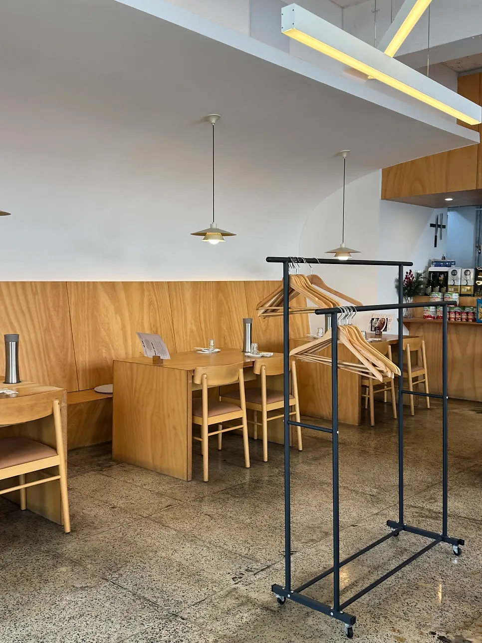 Interior of Burnish Resto with open kitchen