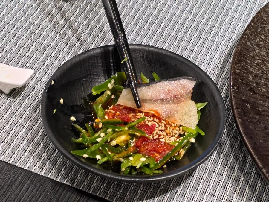 Full table spread at the end of the Special A course