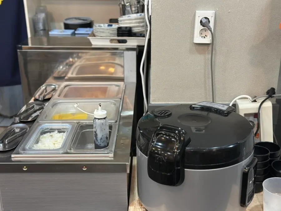 무료 공기밥 제공 안내