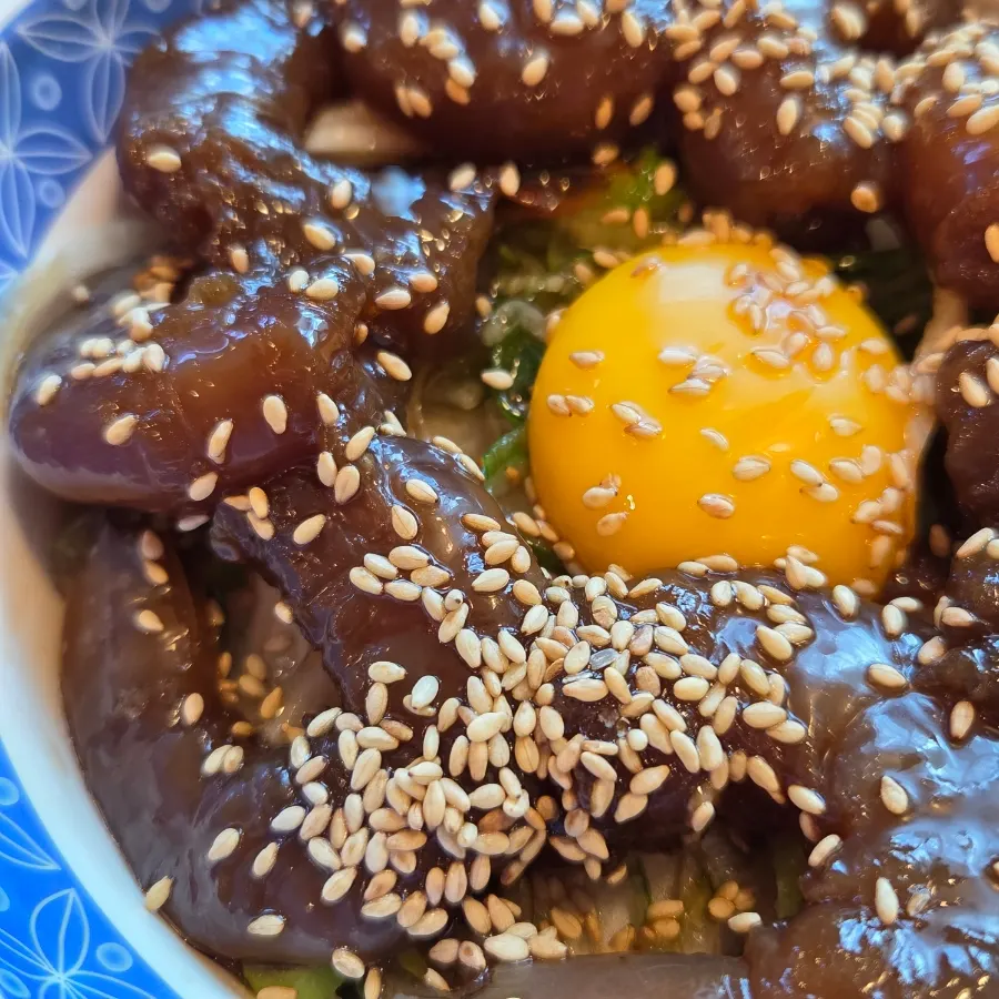 Sunchang soy-marinated shrimp rice bowl