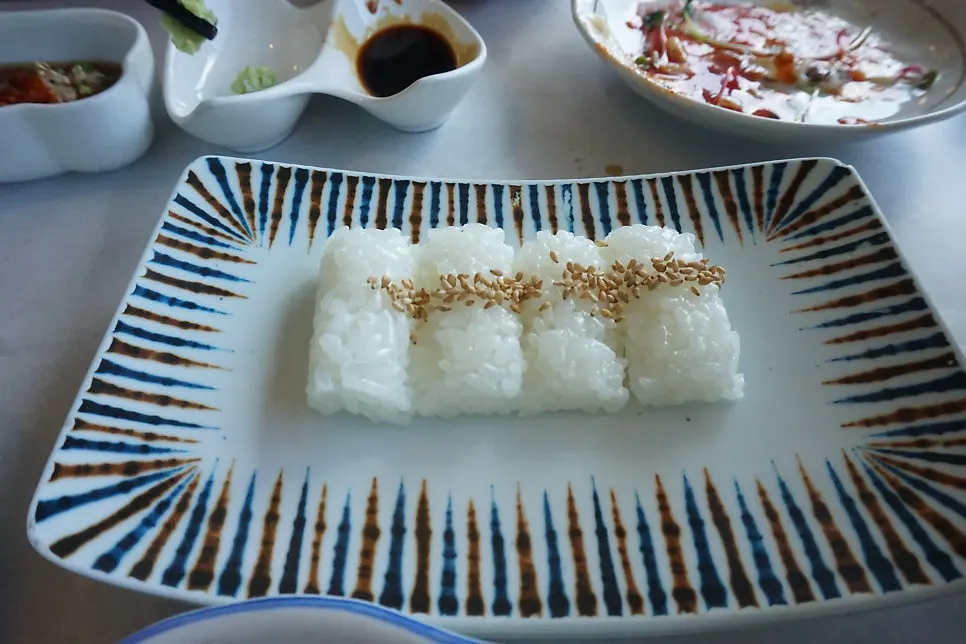 모듬회 초밥