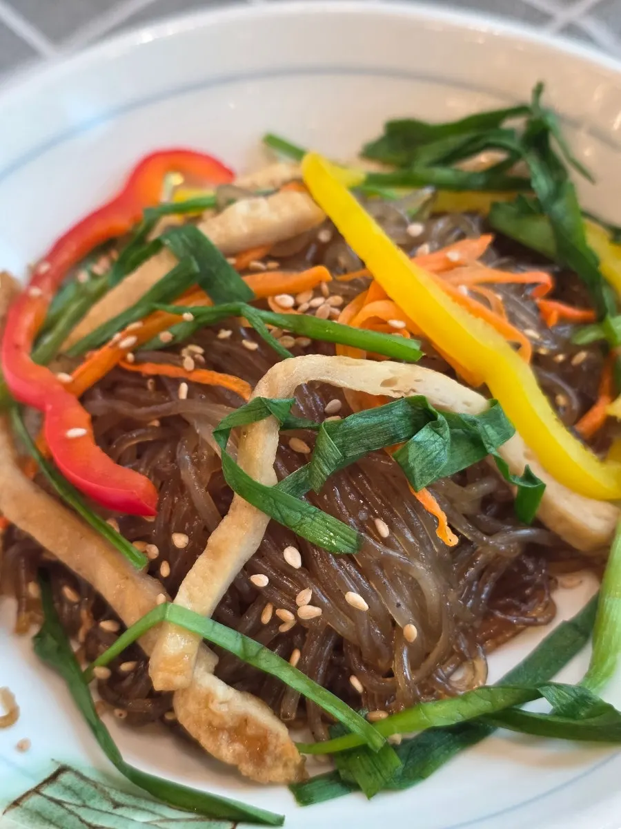 Korean melon salad and Korean side dishes