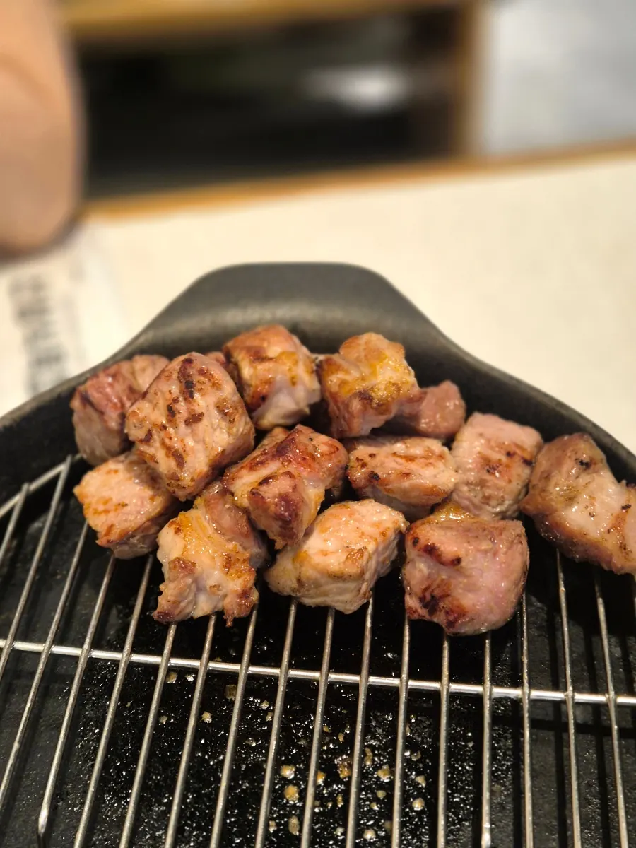 산성식육점 누룩목살 메뉴