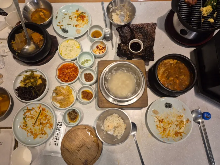 산성식육점에서 즐긴 고기 식사