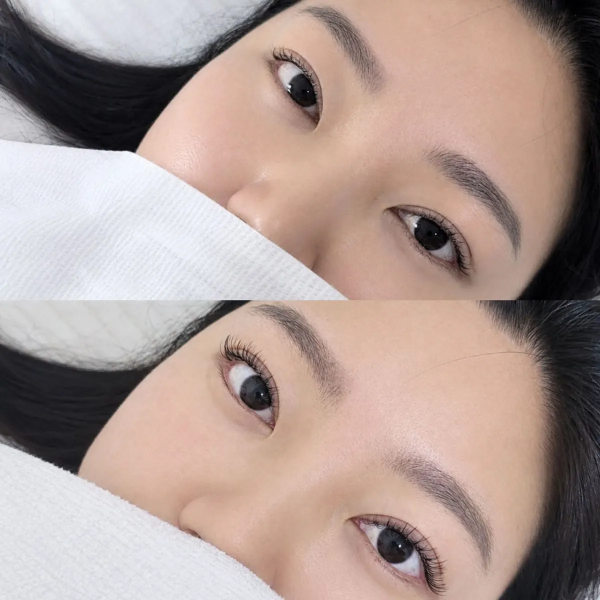 페어리래쉬 연장 완성 후 또렷해진 눈매
