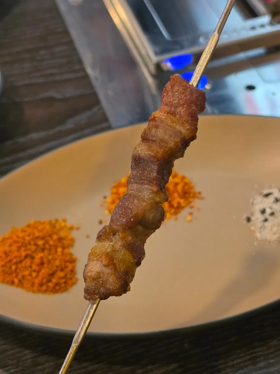 Tender lamb skewers with no gamey smell