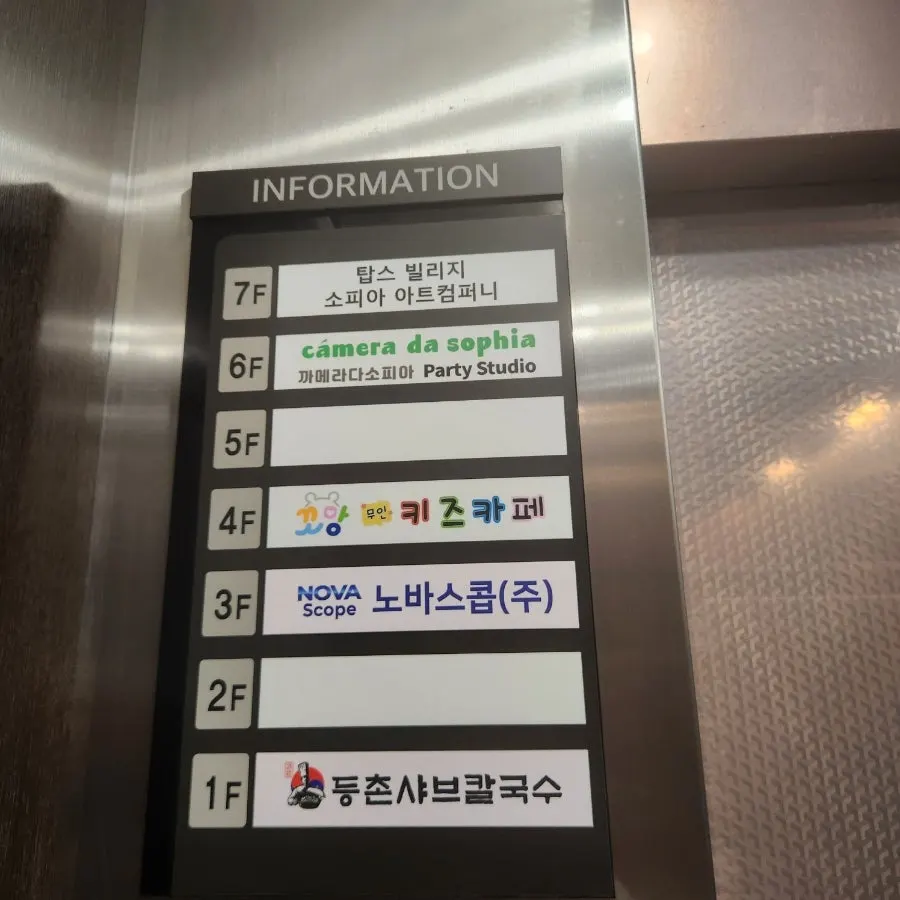 Location information for Kkomang Unmanned Kids Cafe