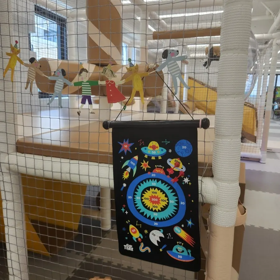 Mini darts and fine-motor play corner