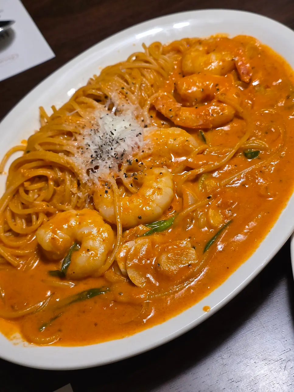 Shrimp rosé pasta