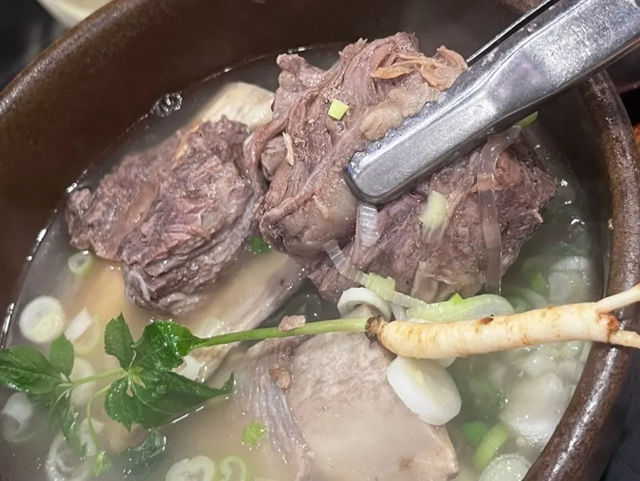 갈비탕 갈비 살코기