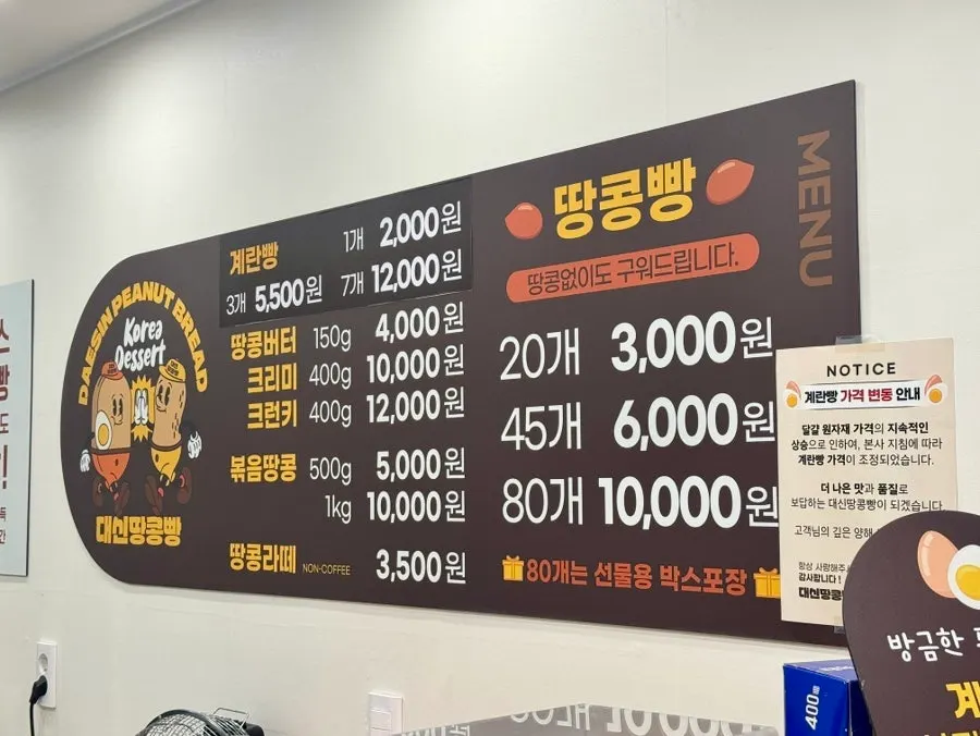 땅콩이 박힌 땅콩빵