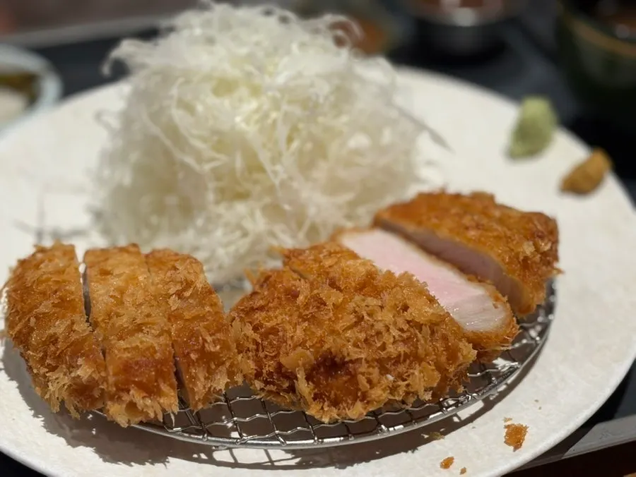 Loin tonkatsu set meal