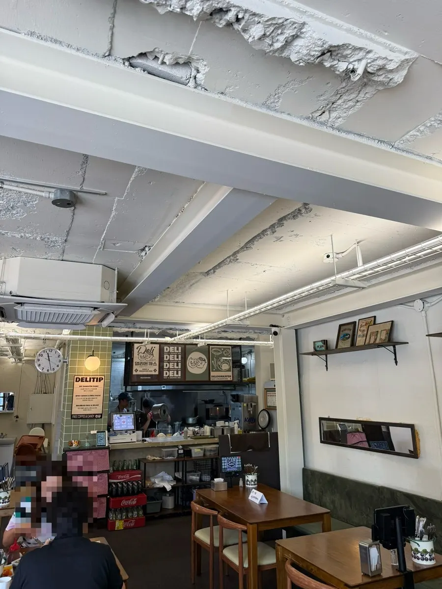 Charming interior of Deli Donkatsu