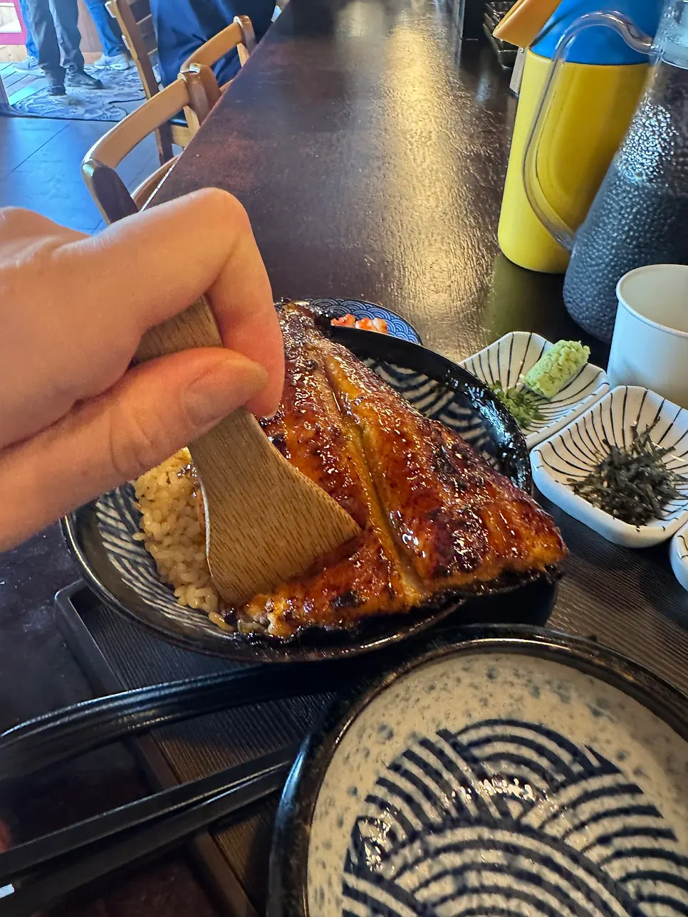 Jumbo Unaju eel rice bowl