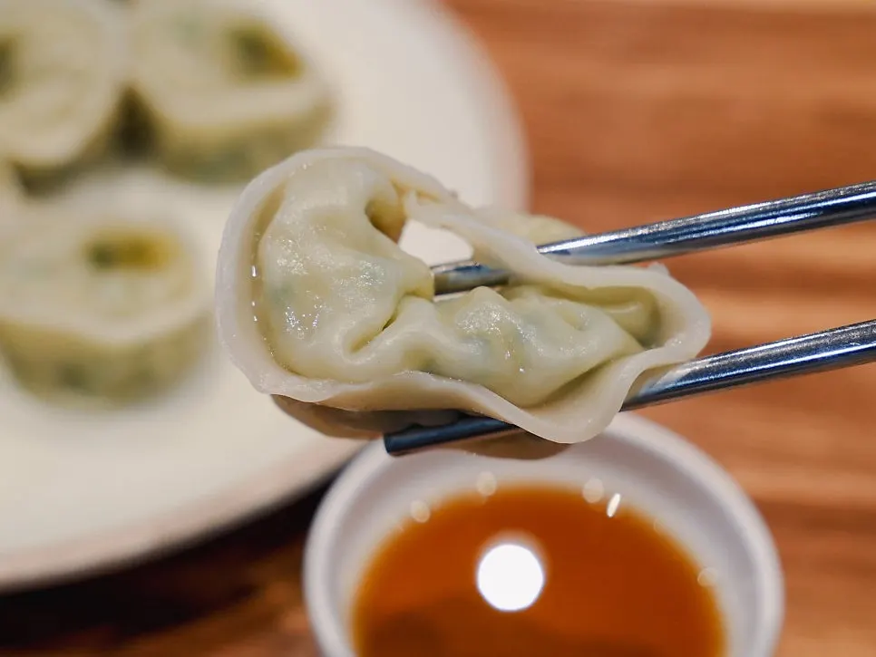 饺子皮厚实的手工饺子切面