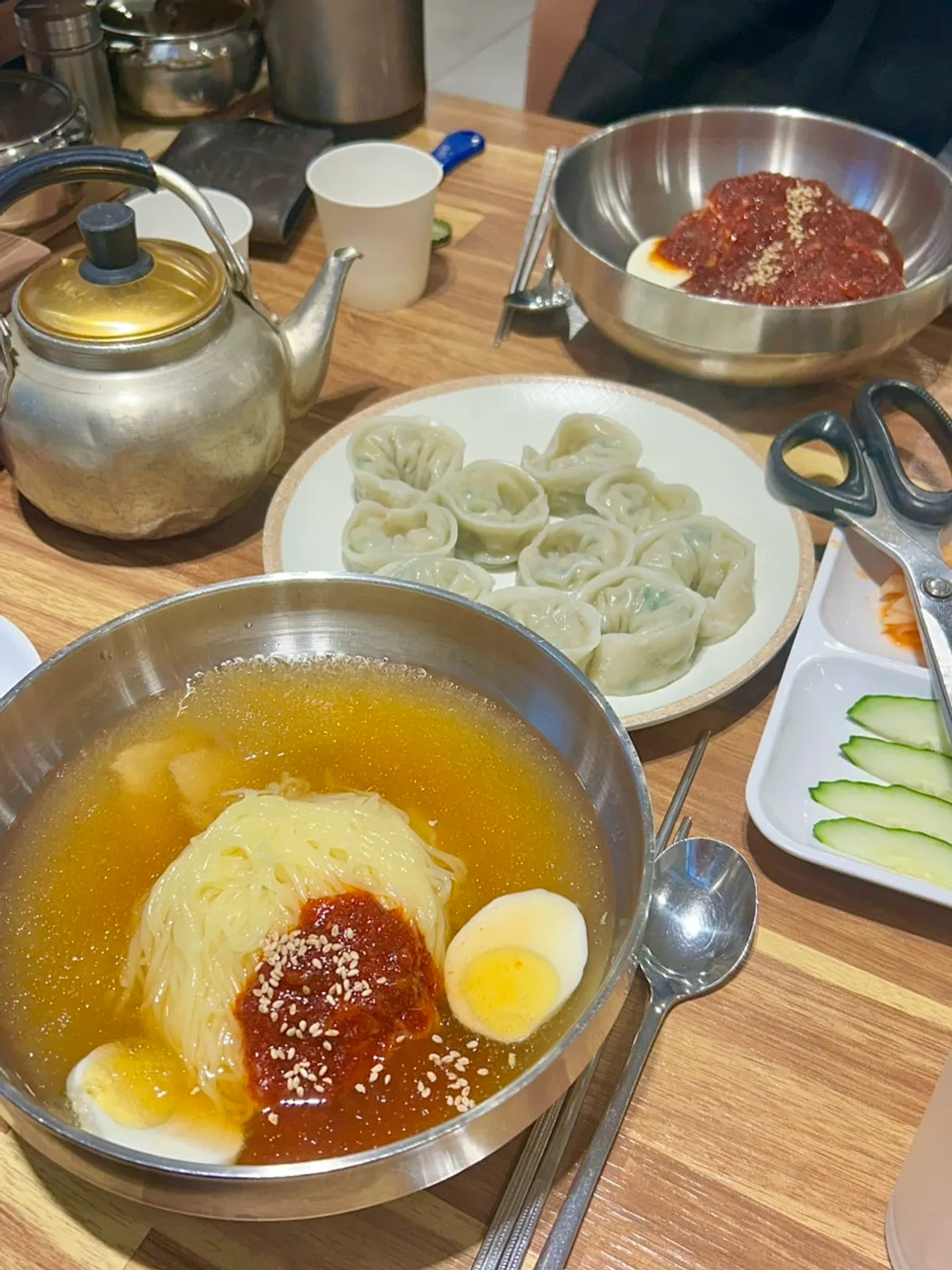 밀면과 국밥용 식탁 조미료