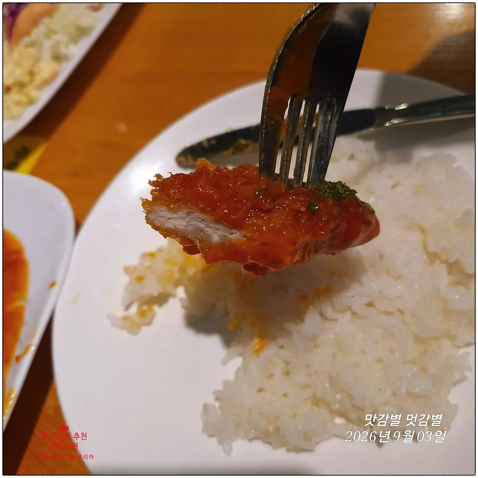 Western-style Korean pork cutlet with demi-glace sauce