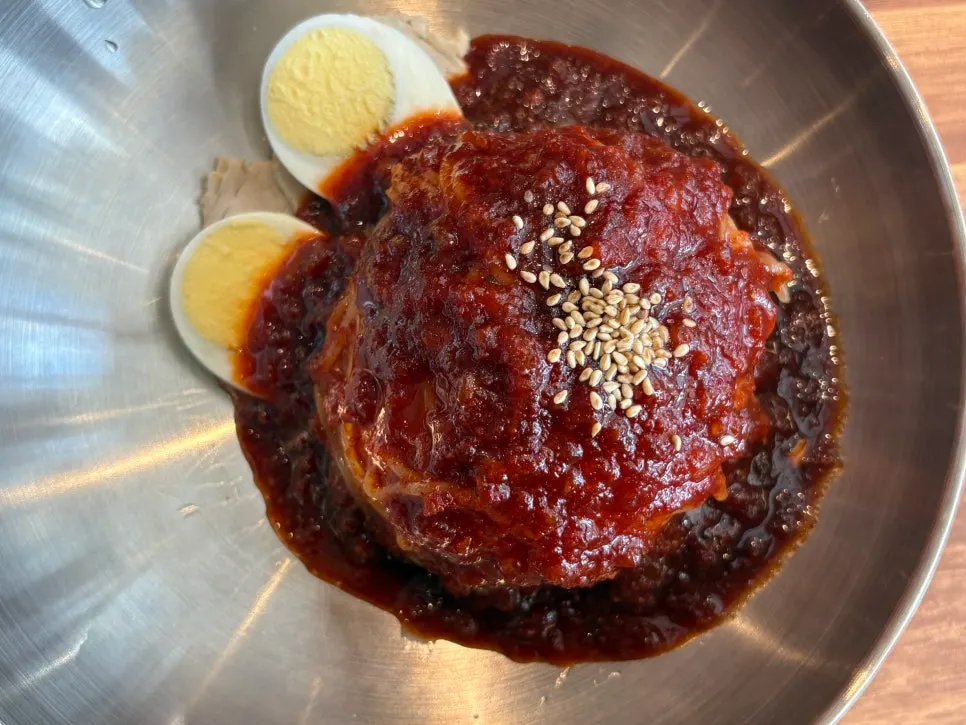 살얼음 육수의 물밀면 대 사이즈