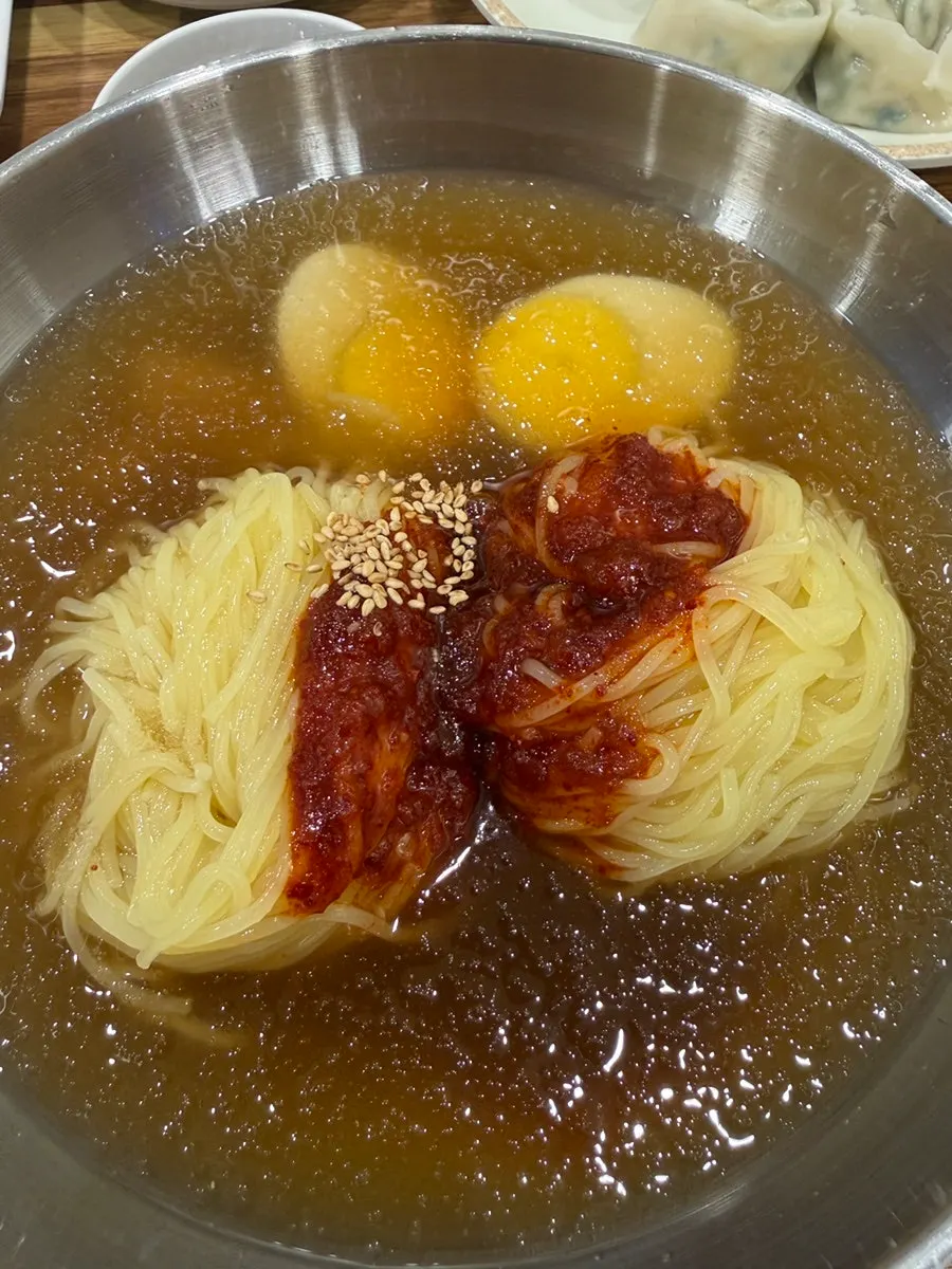 곱빼기 물밀면 한 그릇