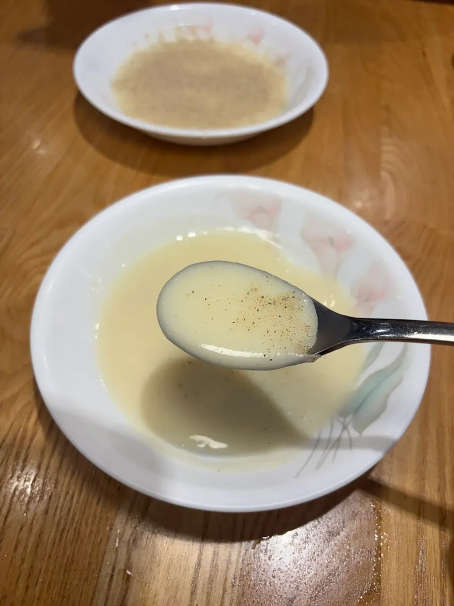 고구마치즈까스와 치즈킹돈까스 메뉴판