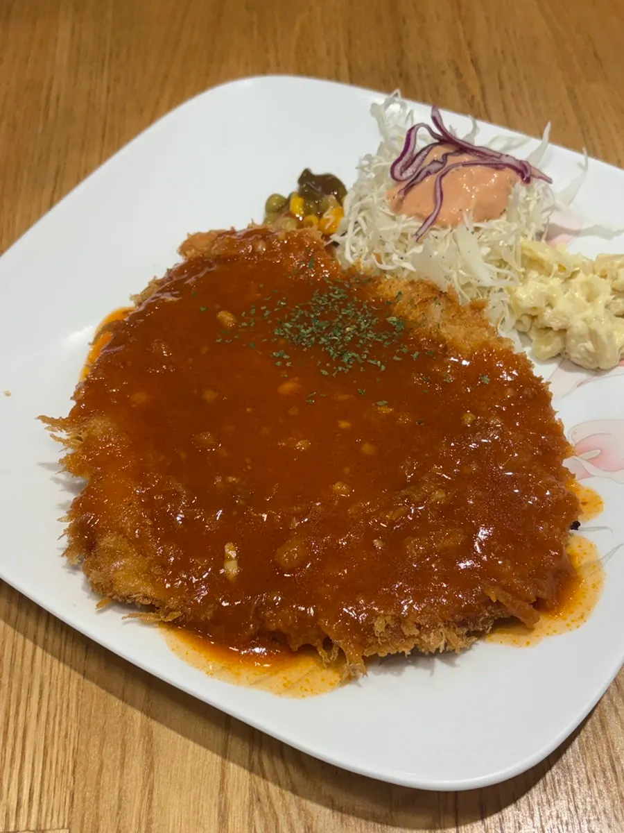 주문을 마친 테이블 세팅