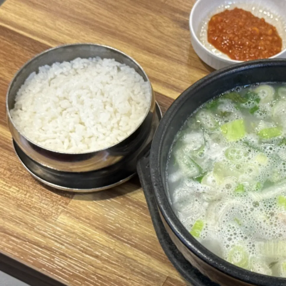 Close-up of sundae in the soup