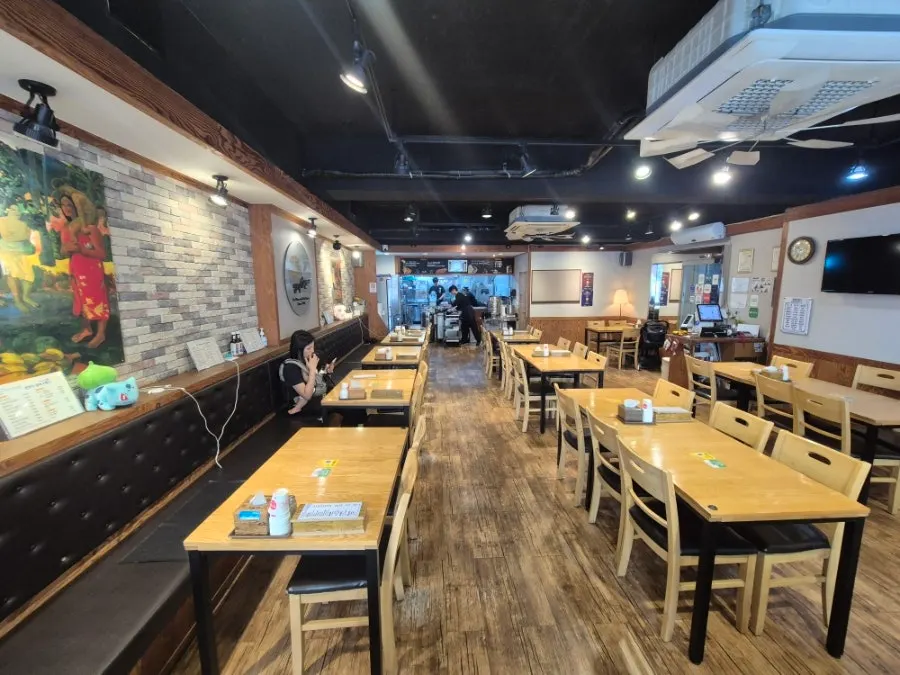 Western-style Korean restaurant information near Busan Station