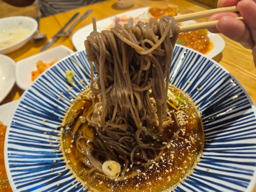 Summer lunch soba set