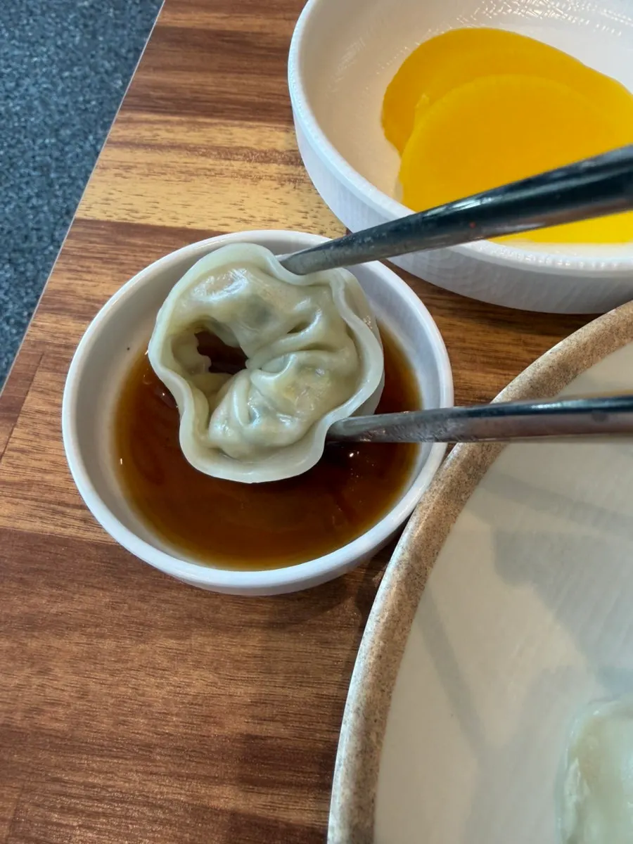 물만두 스타일 고기만두 열 알