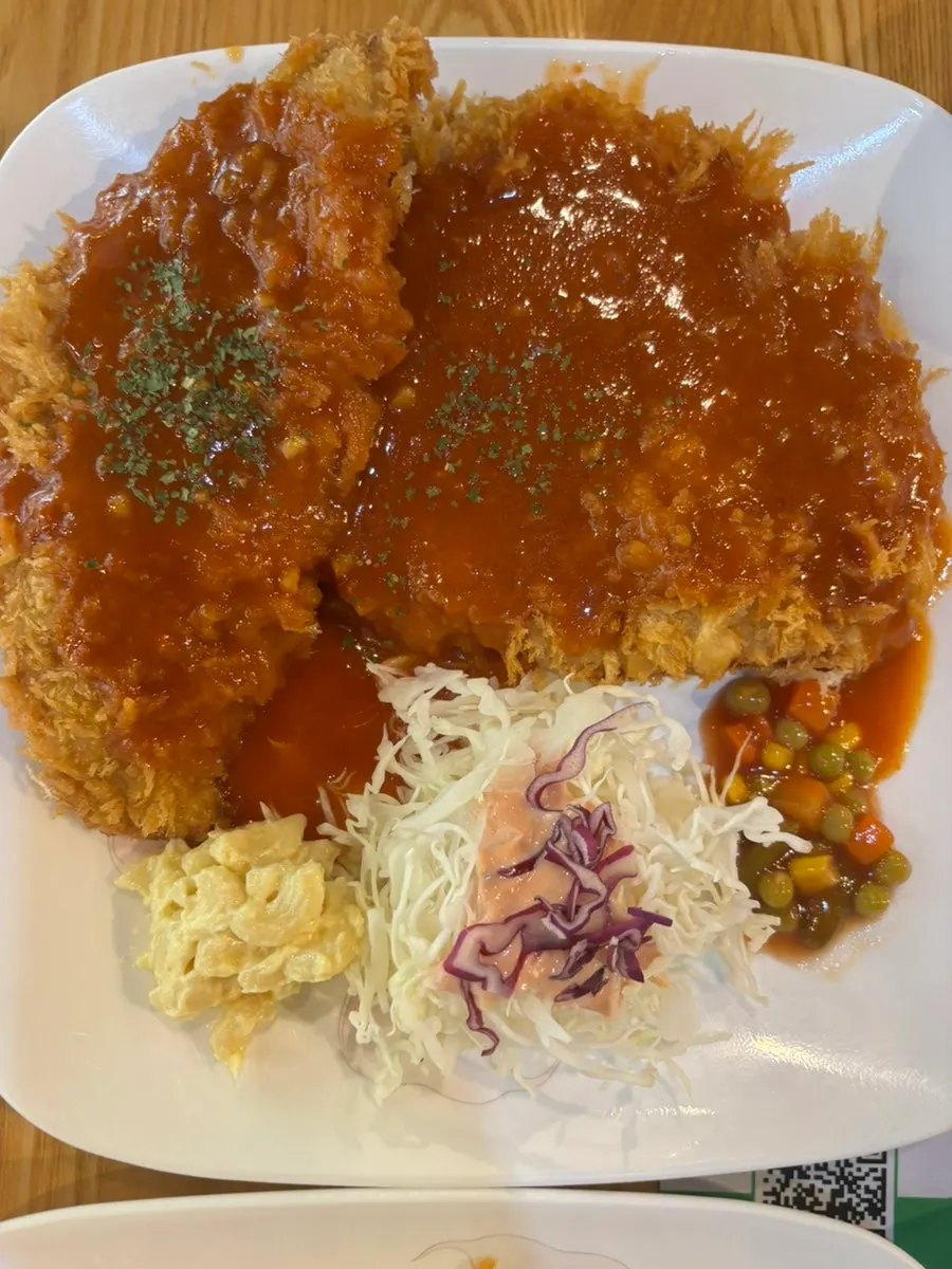 Double Korean-style Western pork cutlet
