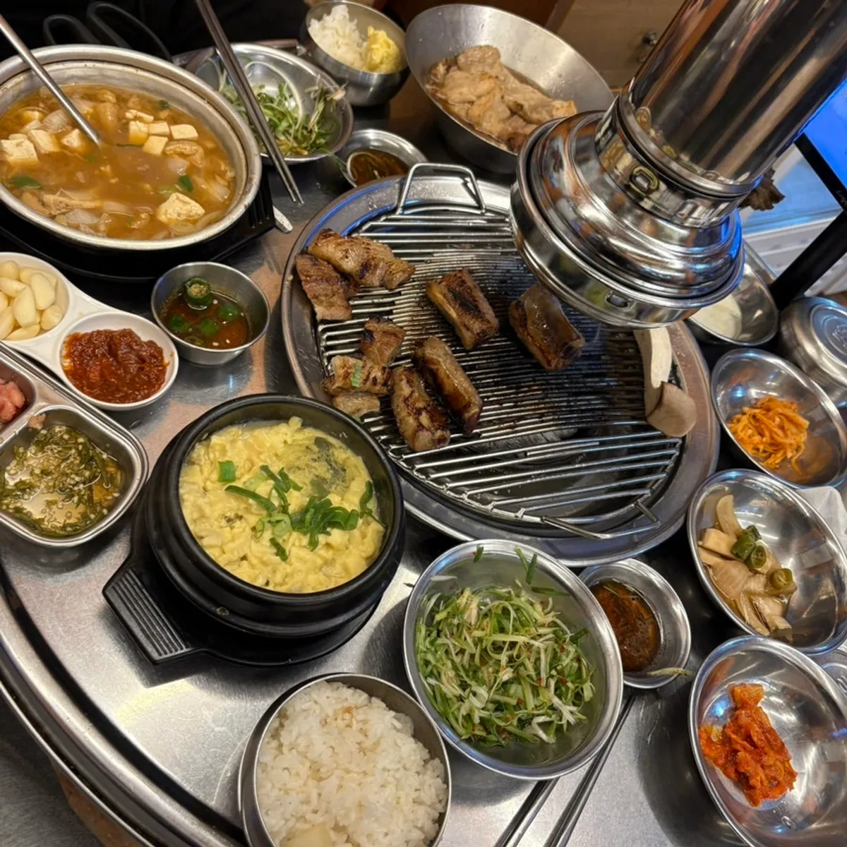 Free steamed egg served with the ribs order