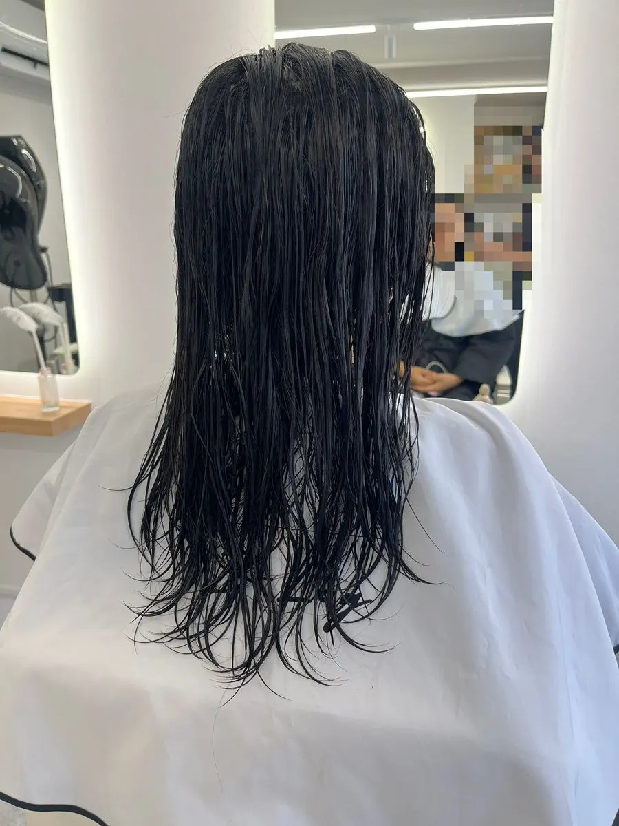 Consultation on hair condition before the perm