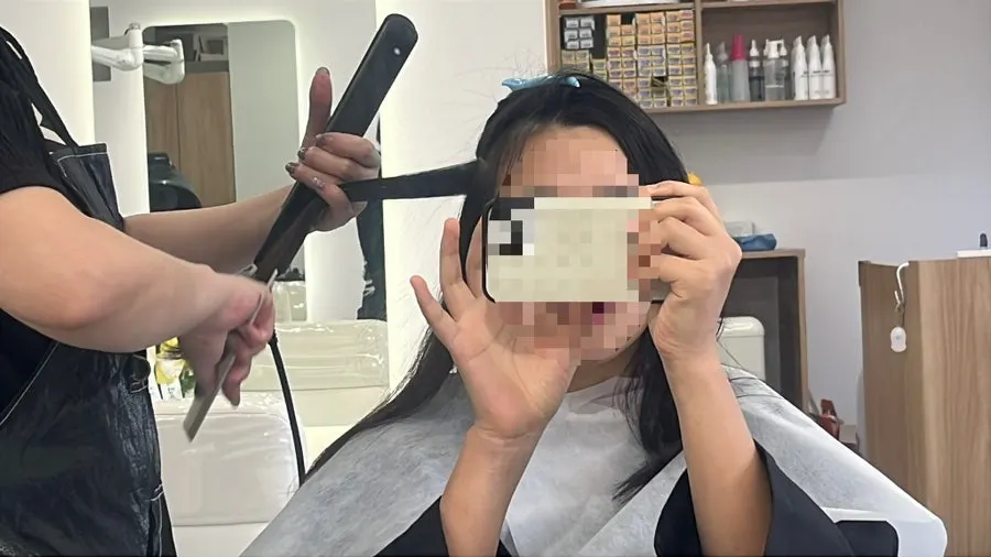 Magic setting treatment on the top section