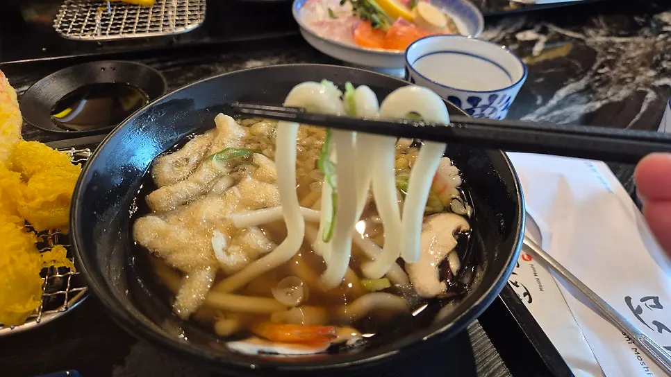 Tofu salad refilled twice