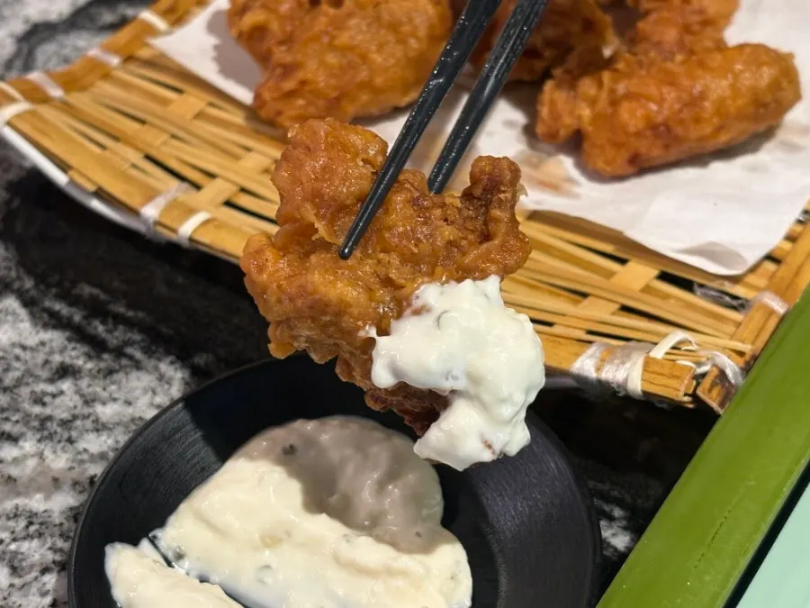 Karaage with memil